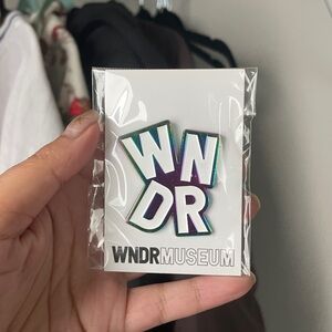 WNDR Museum Holographic Pin | New!
